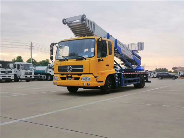 45米云梯搬家車-云梯上料車