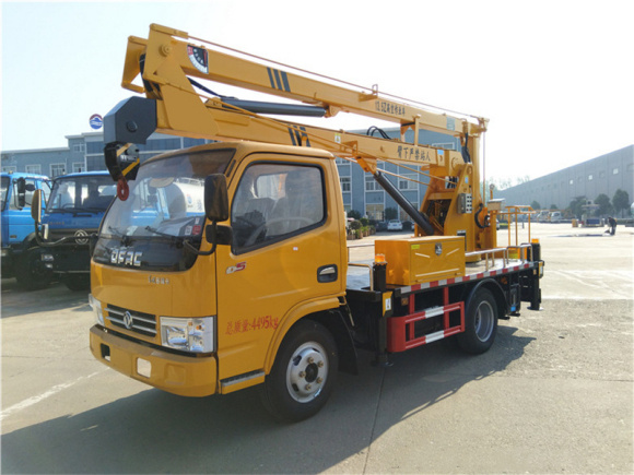 東風13.5米折臂高空作業車-藍牌高空作業車