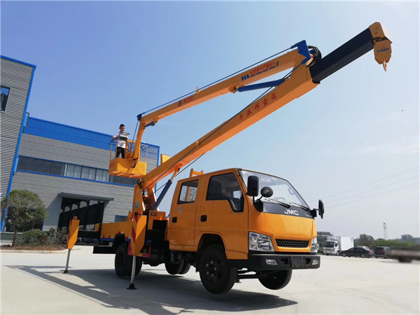 國五江鈴順達115馬力16米曲臂高空作業車