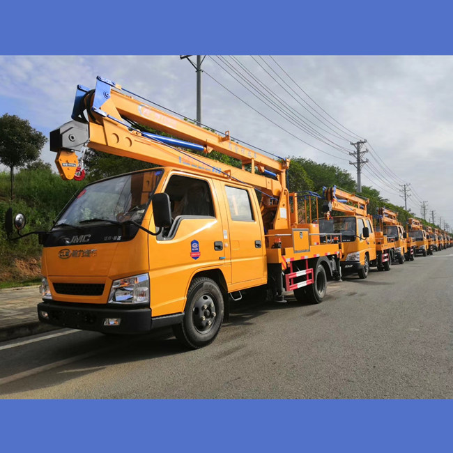 江鈴12米高空作業車批量訂單交付 江鈴12米高空作業車批量訂單交付